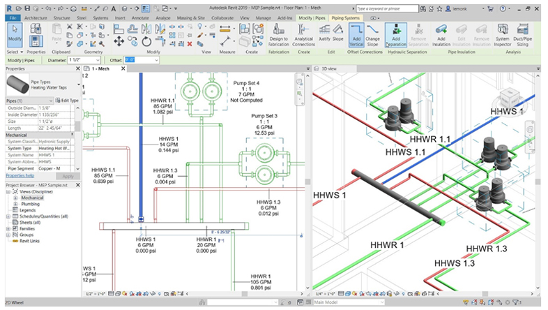 Complex Piping Networks